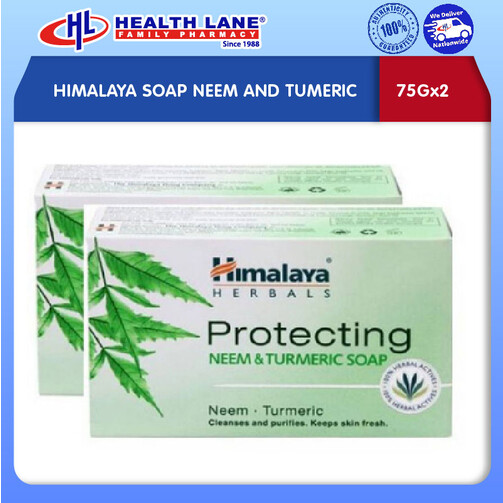 HIMALAYA SOAP NEEM AND TUMERIC (75Gx2)